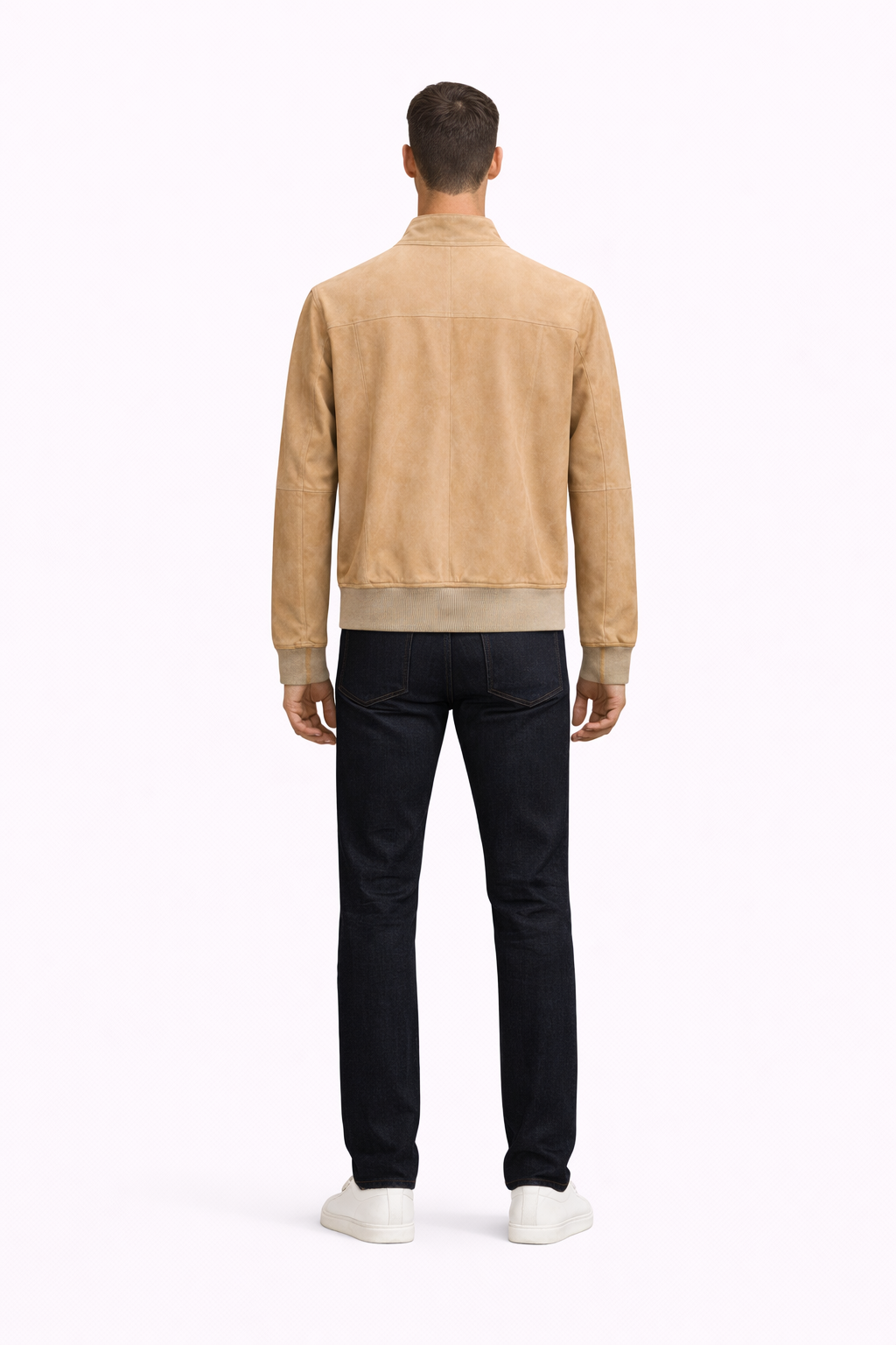 Reverseble Suede and Leather Jacket for Men