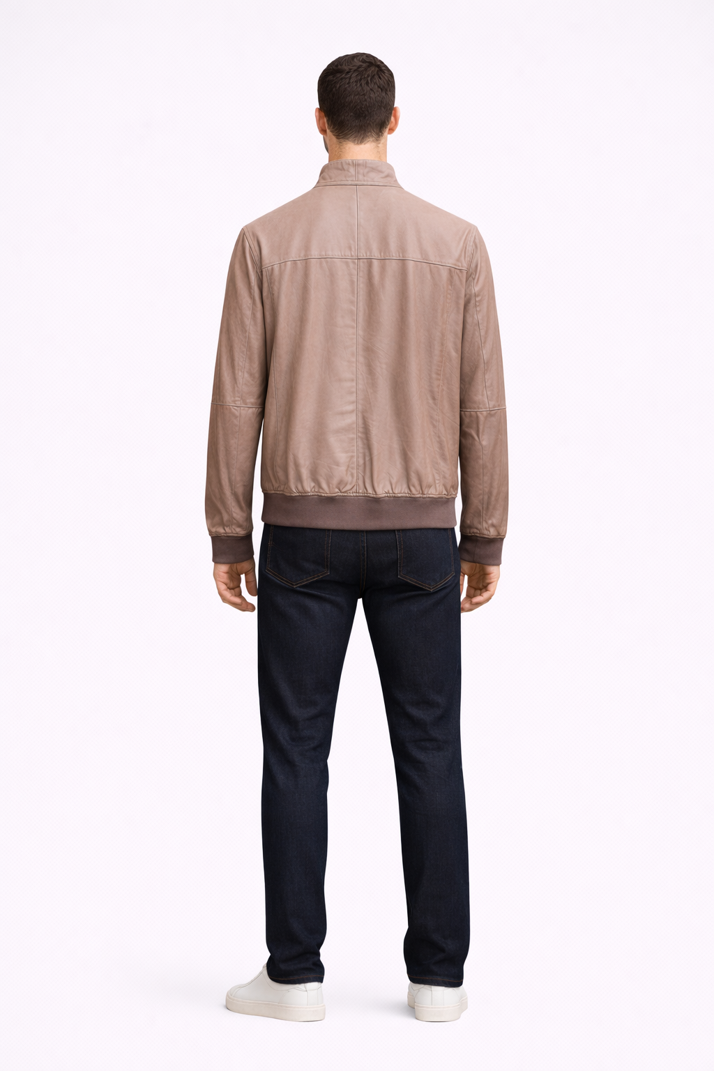 Suede and Leather Reversble Leather Jacket for Men