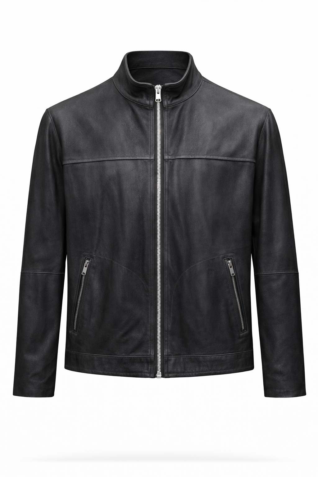 TOLD BLACK LEATHER JACKET