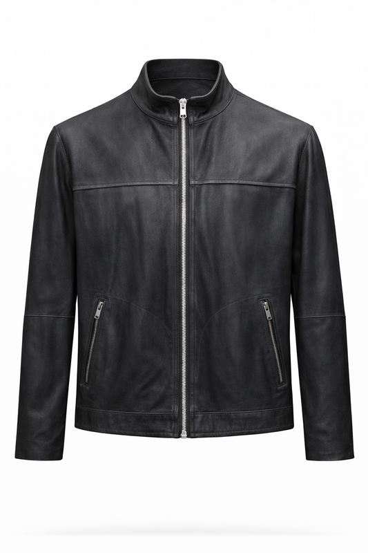 TOLD BLACK LEATHER JACKET