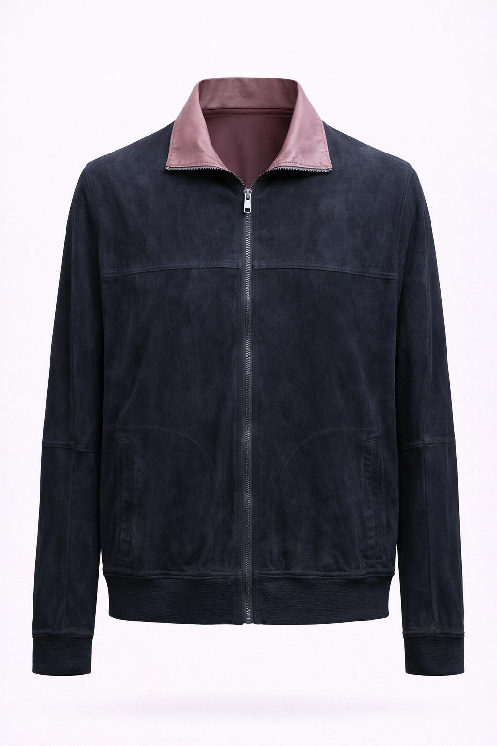 Reversble Lamb Suede and Leather Jacket for Men