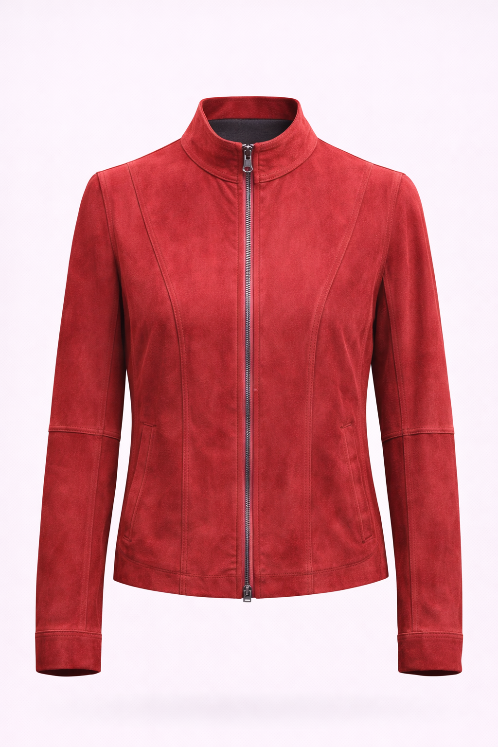 Reversble Lamb Leather and Suede Women Jacket