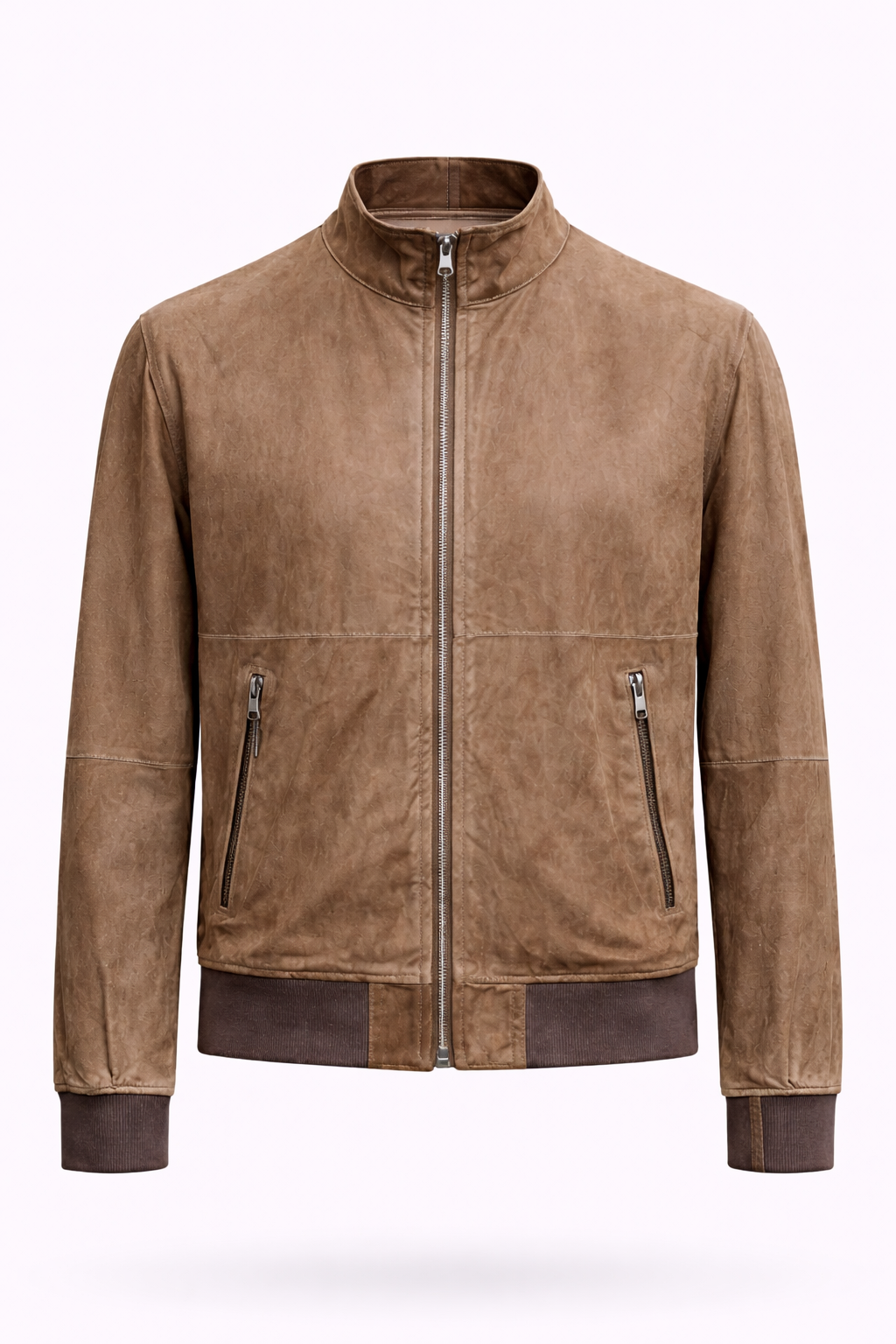 Suede and Leather Reversble Leather Jacket for Men