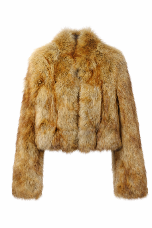 Real Fox Fur Jacket for Women