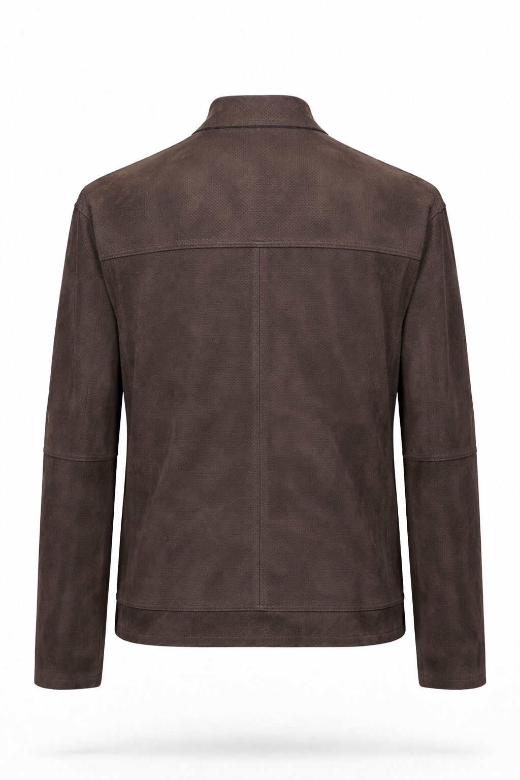 Reversible Lamb Leather and Suede Dark Brown Jacket for Men