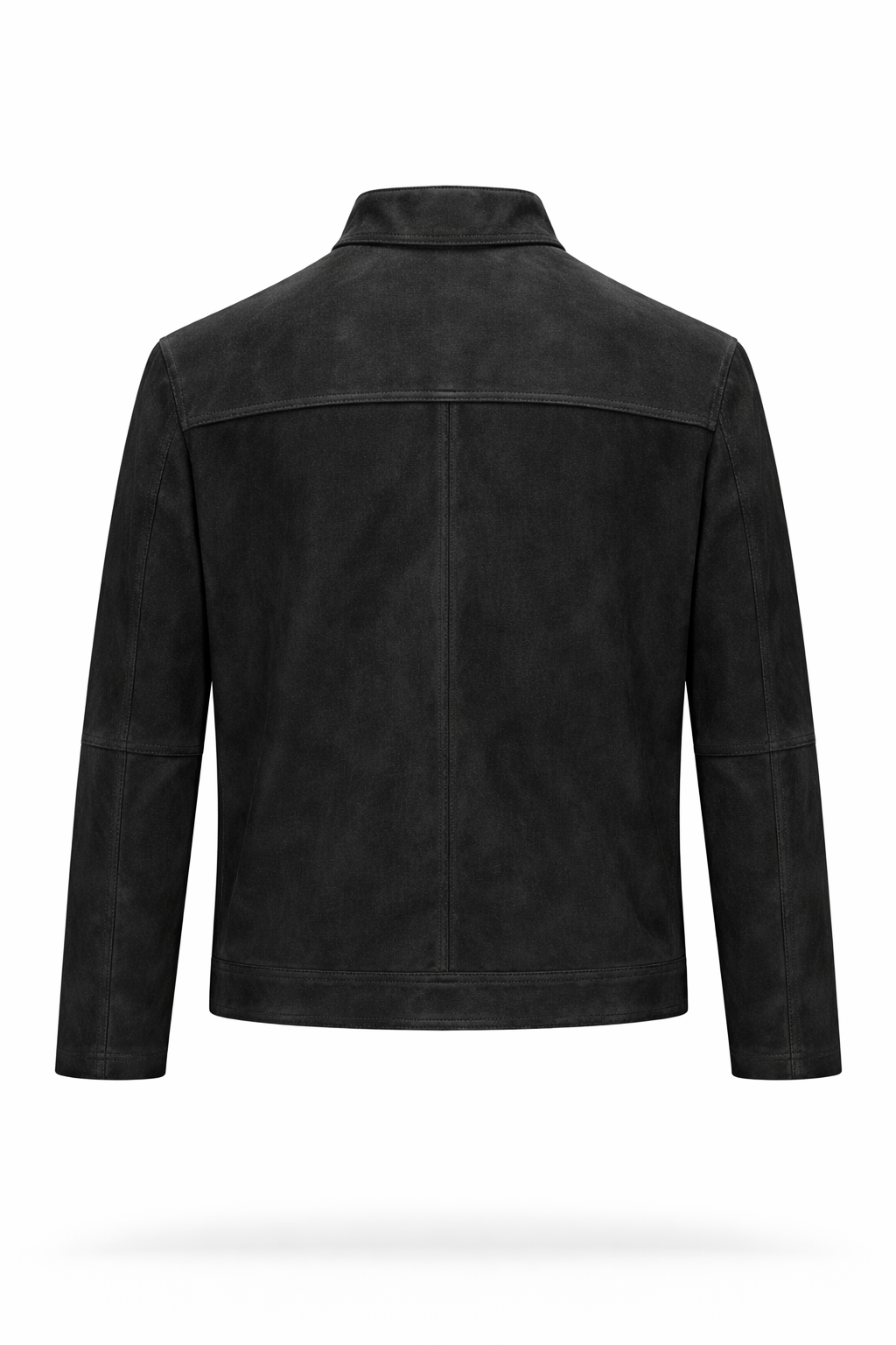BLACK SUEDE MEN'S LEATHER JACKET