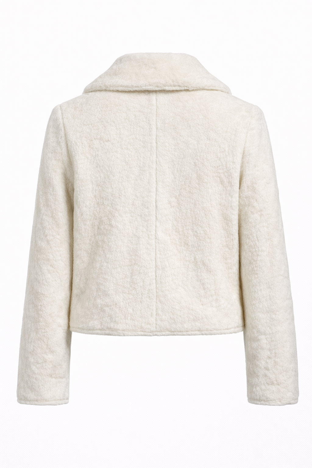 WHITE FUR JACKET FOR WOMEN