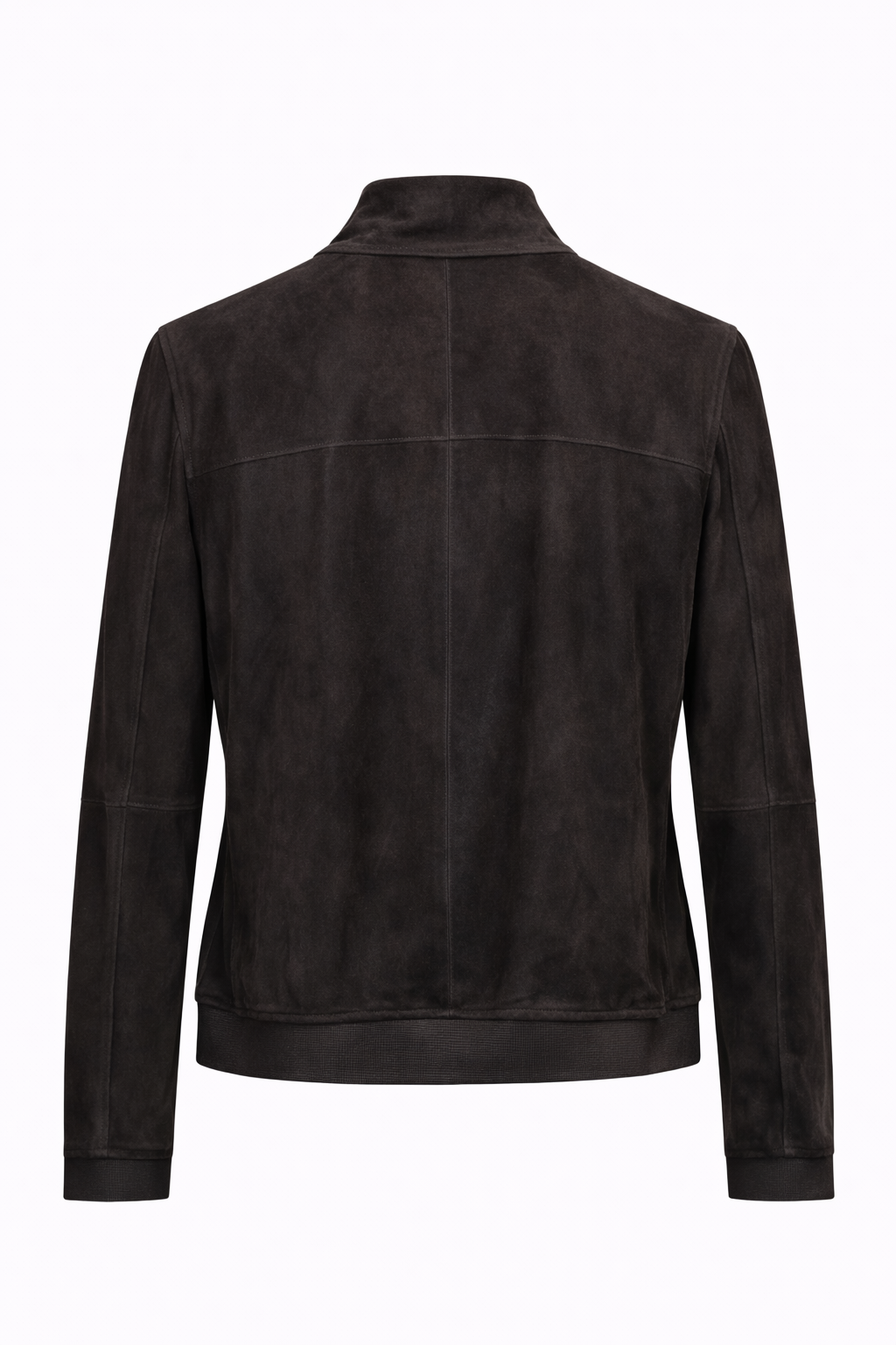 Reversible Lamb Leather Suede Drak Brown Jacket for Men