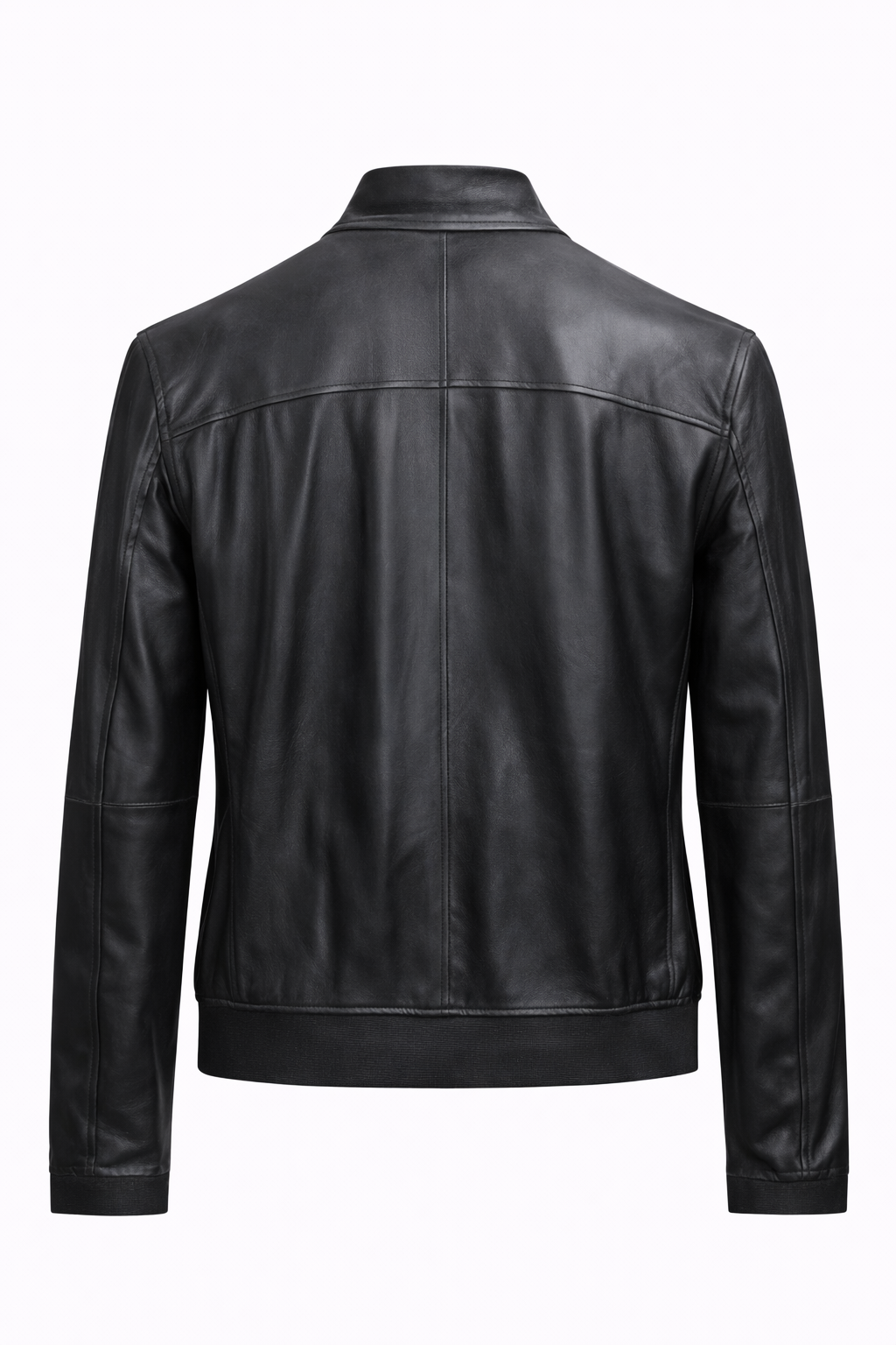 Reversible Lamb Leather and Suede Black Jacket for Men