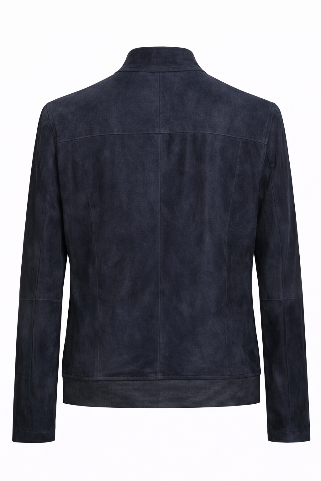 Reversible Lamb Leather and Suede Dark Navy Jacket for Men