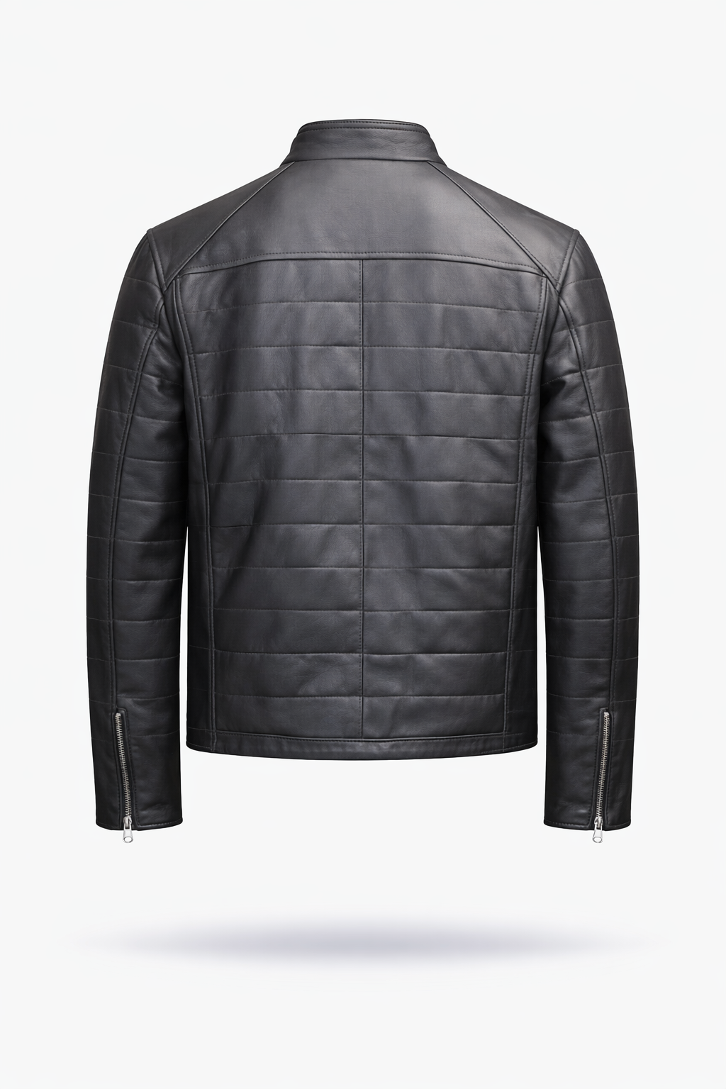 Lamb Leather Black Leather Jacket for Men