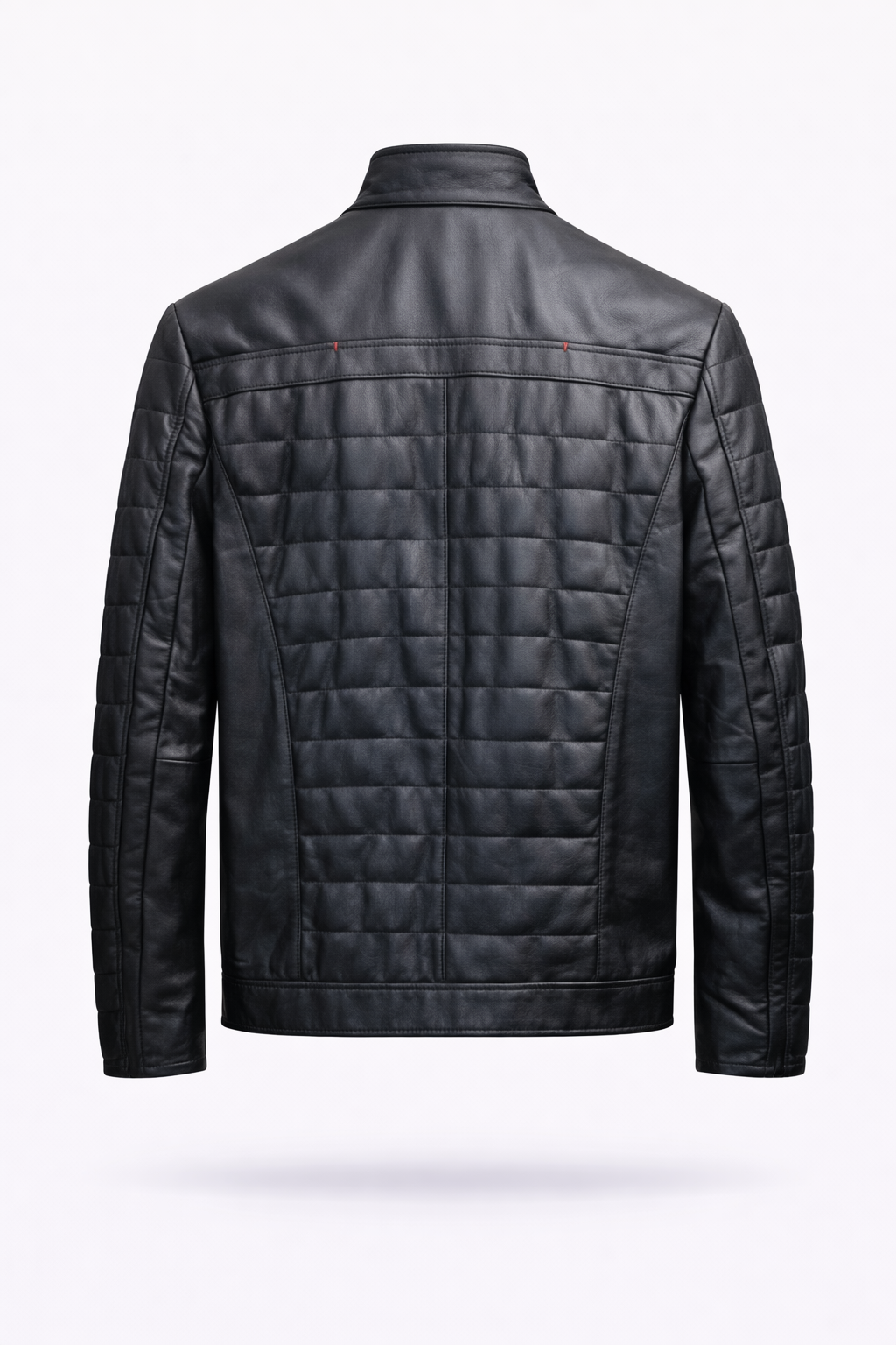 Lamb Leather Black Leather Jacket for Men