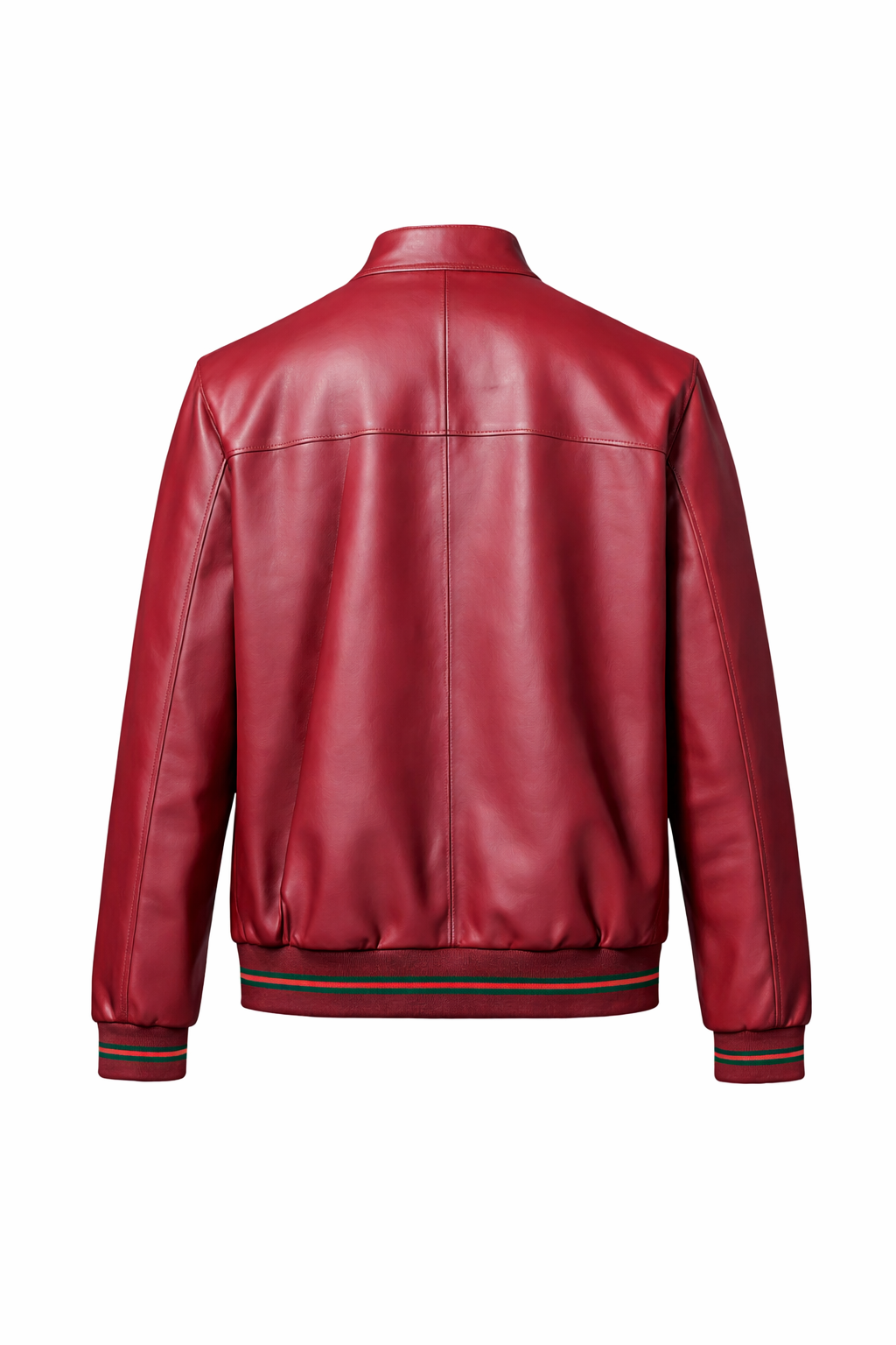 Lamb Leather Red Leather Jacker for Men