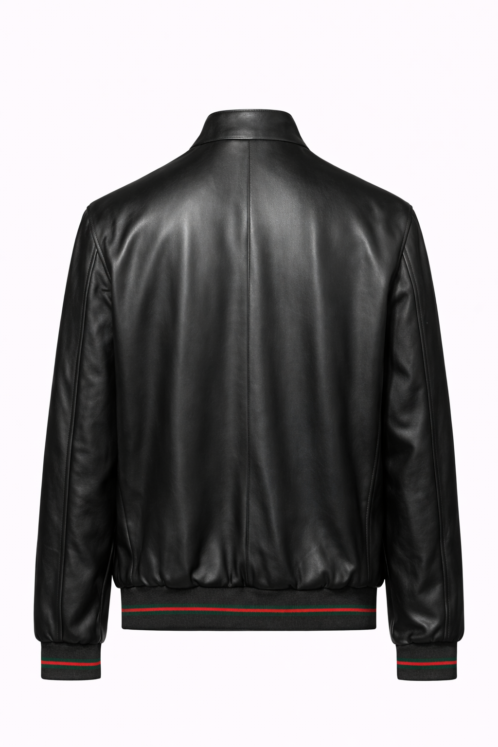 Black Lamb Leather Jacket for Men