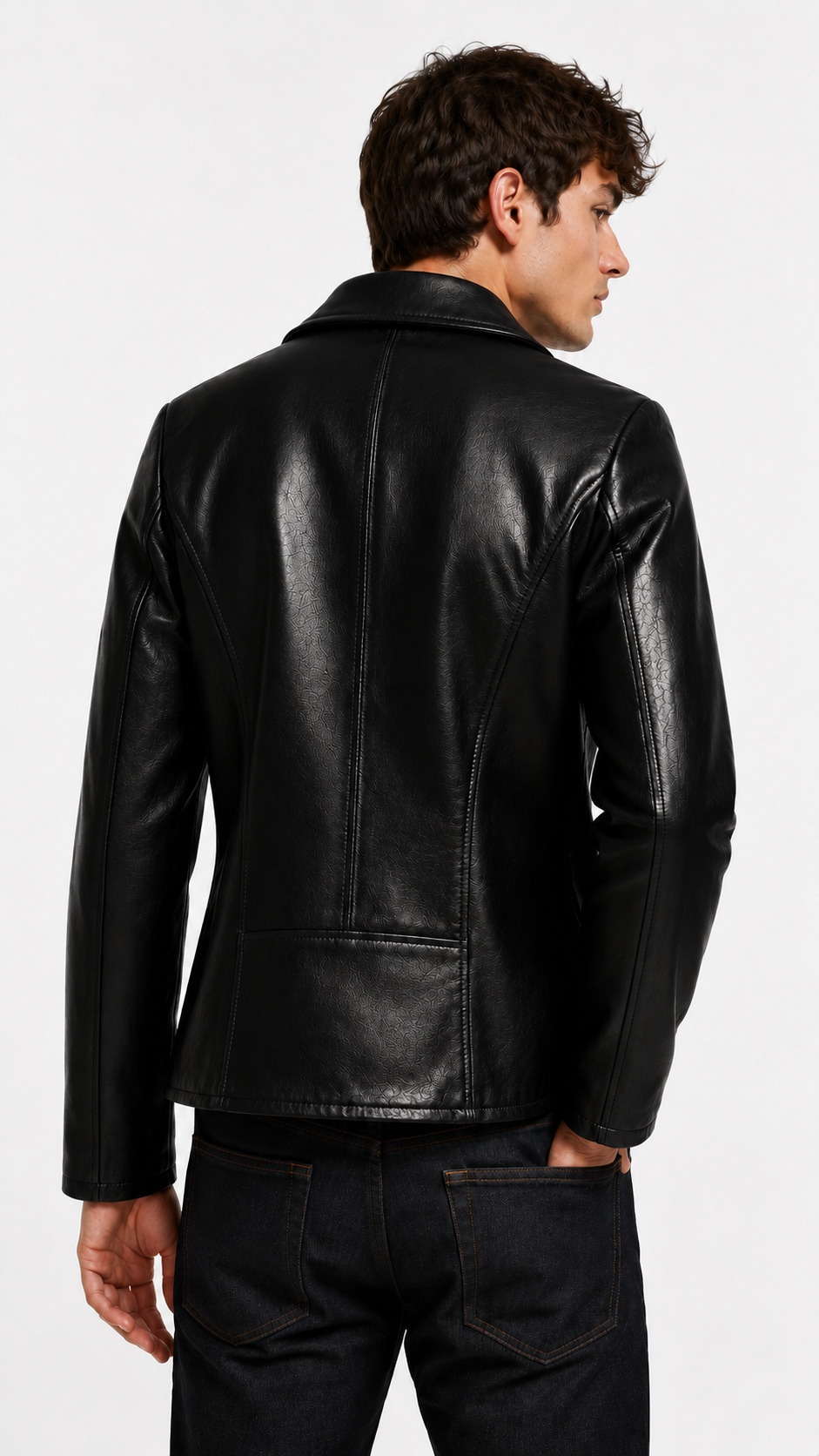 Black Leather Jacket for Men