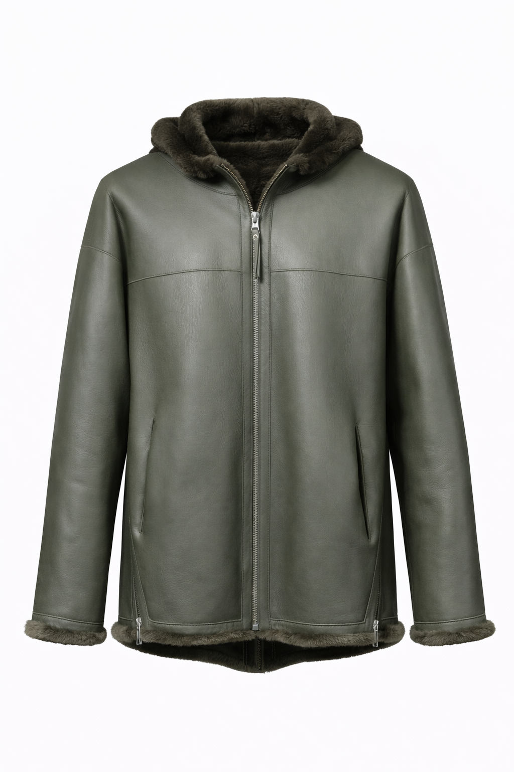 Reversible Lamb Leather and Fur Jacket for Women