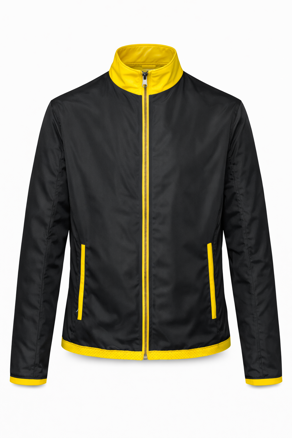 Reversible Yellow Leather Jacker for Men
