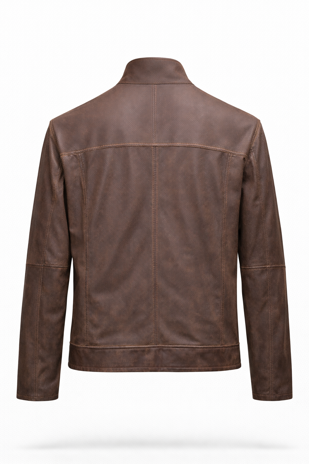 ÇİFT RENK ERKEK DERİ CEKET