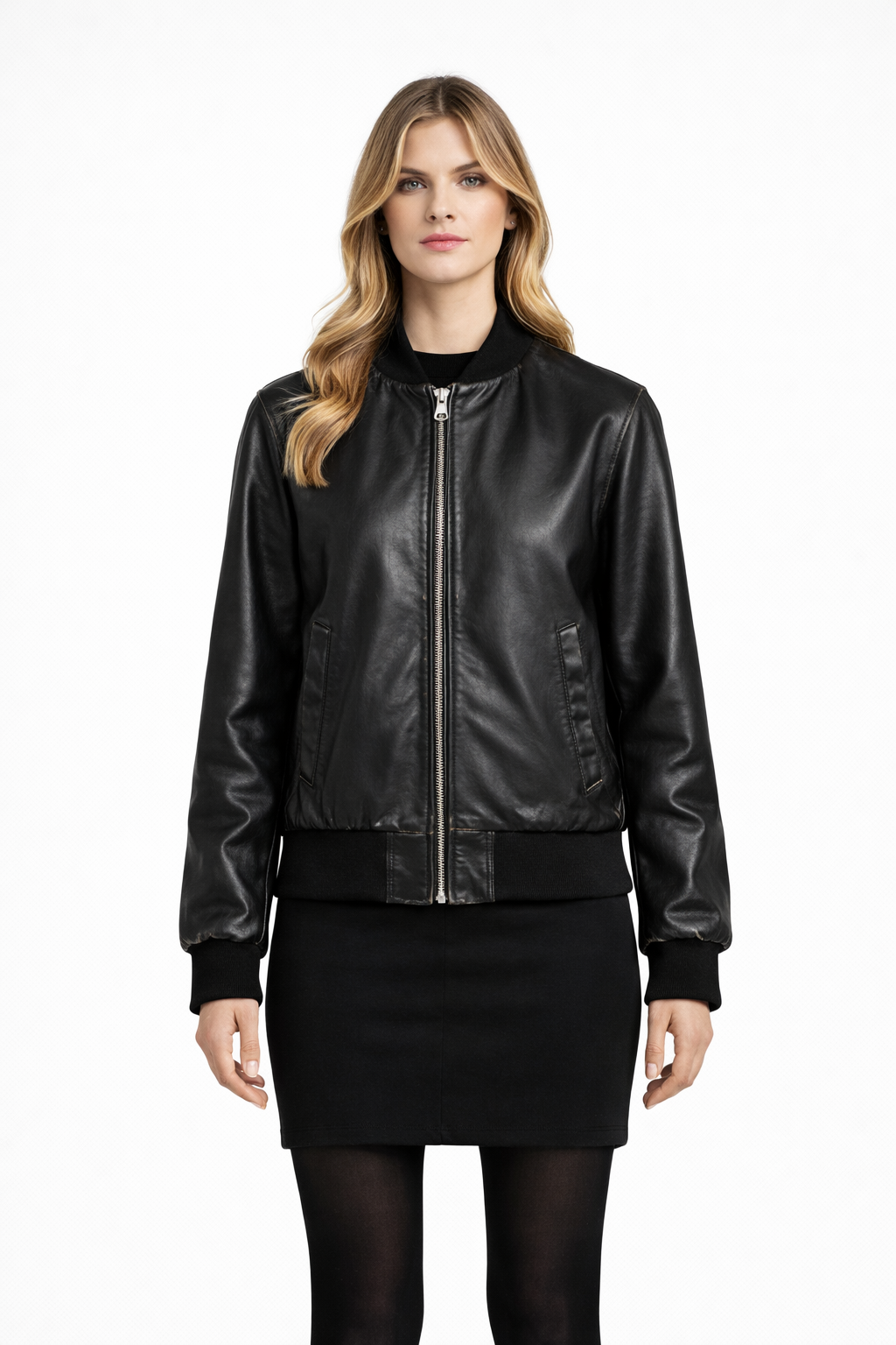 Black Lamb Leather For Women- Brooklyn