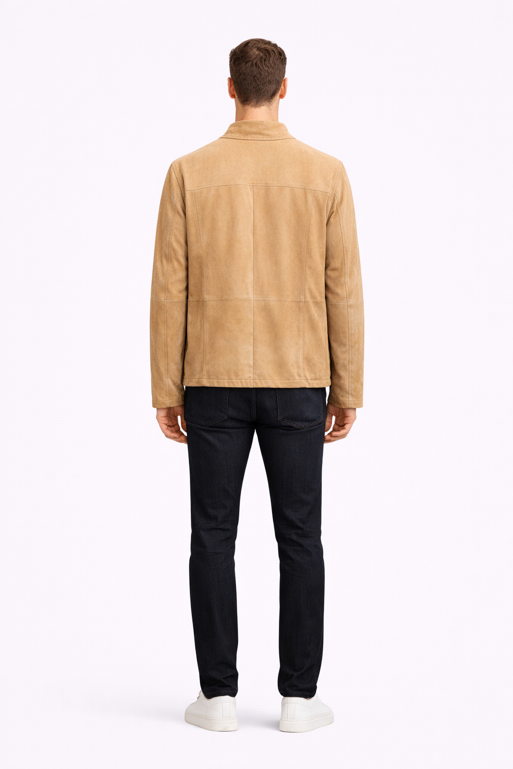 Reversble Suede and Leather Jacket for Men