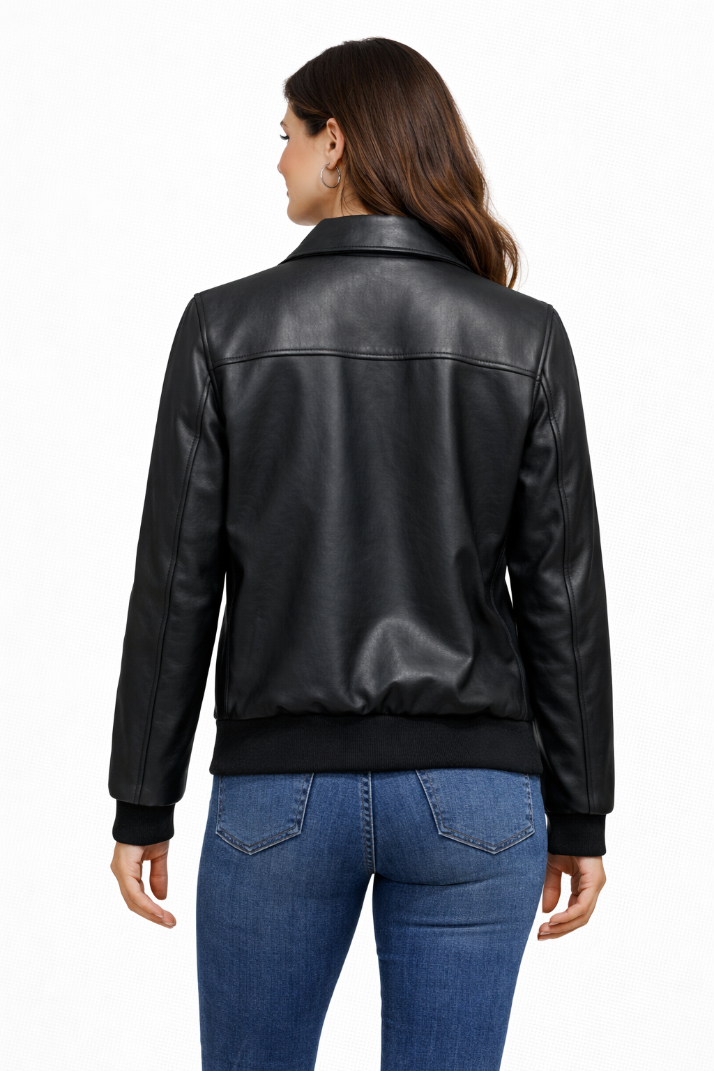 Black Lamb Leather Women Leather Jacket