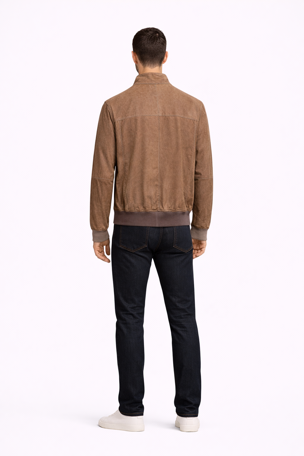 Suede and Leather Reversble Leather Jacket for Men