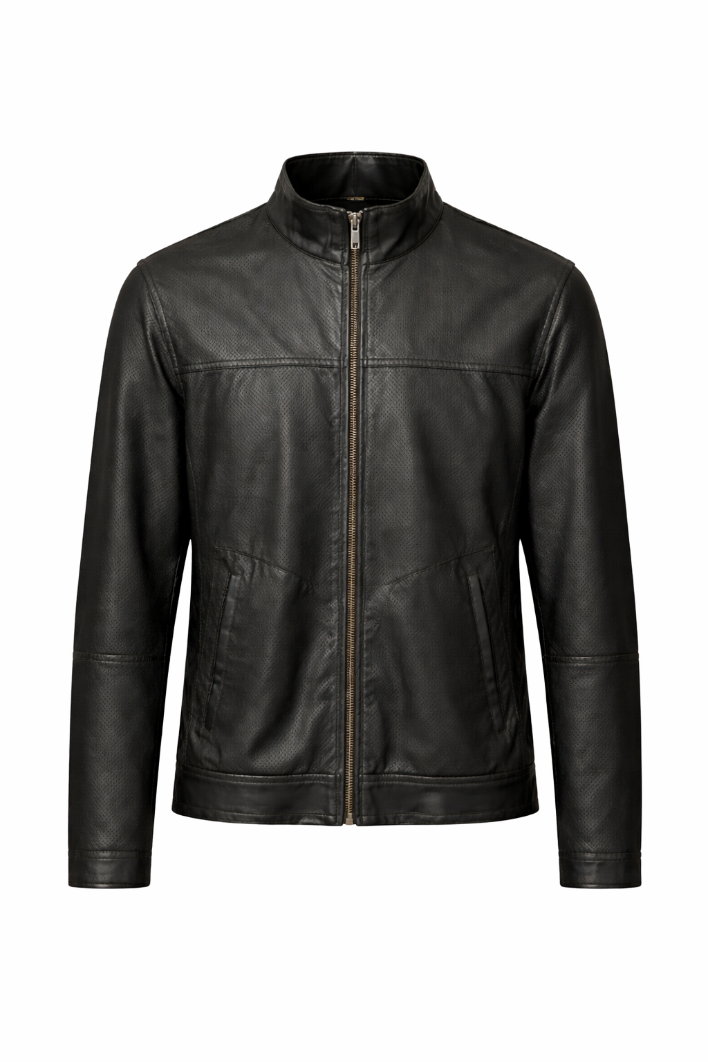 Reversible Dark Brown Suede Leather Jacket for Men