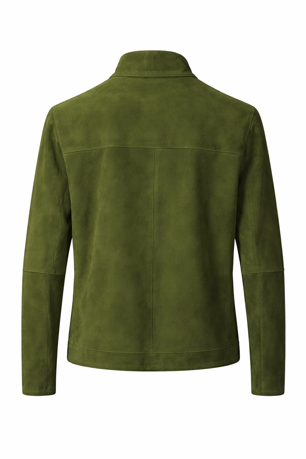 Reversible Black & Khaki Suede and Leather Jacket for Men