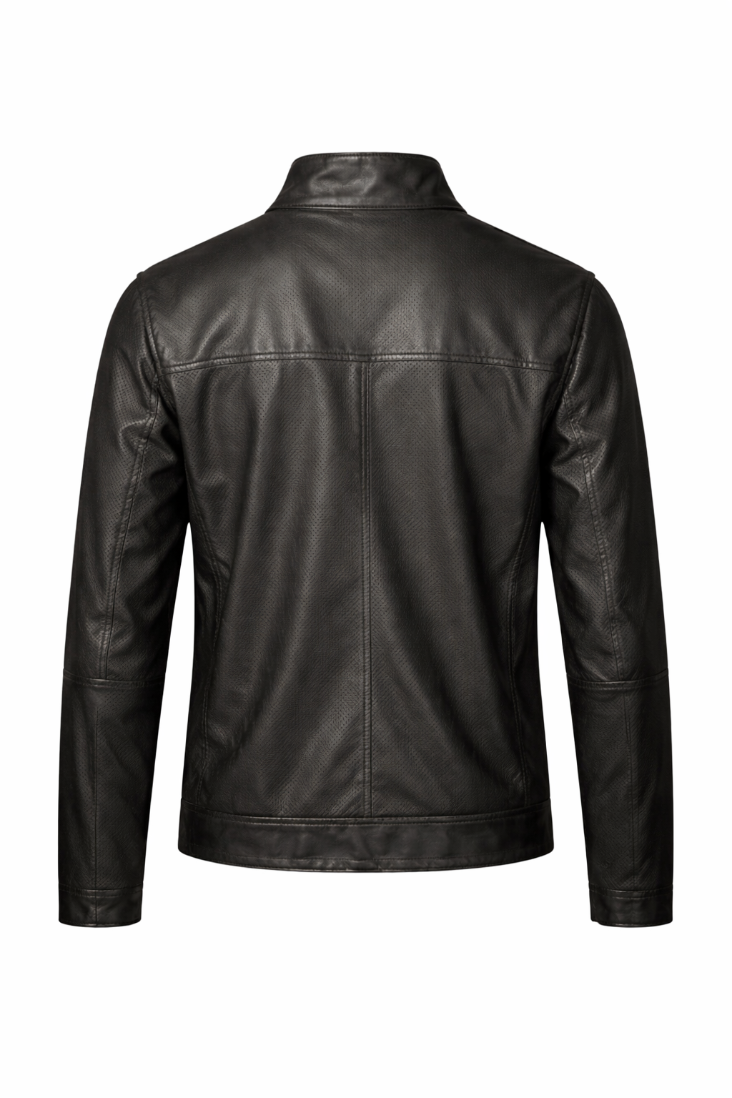 Reversible Dark Brown Suede Leather Jacket for Men