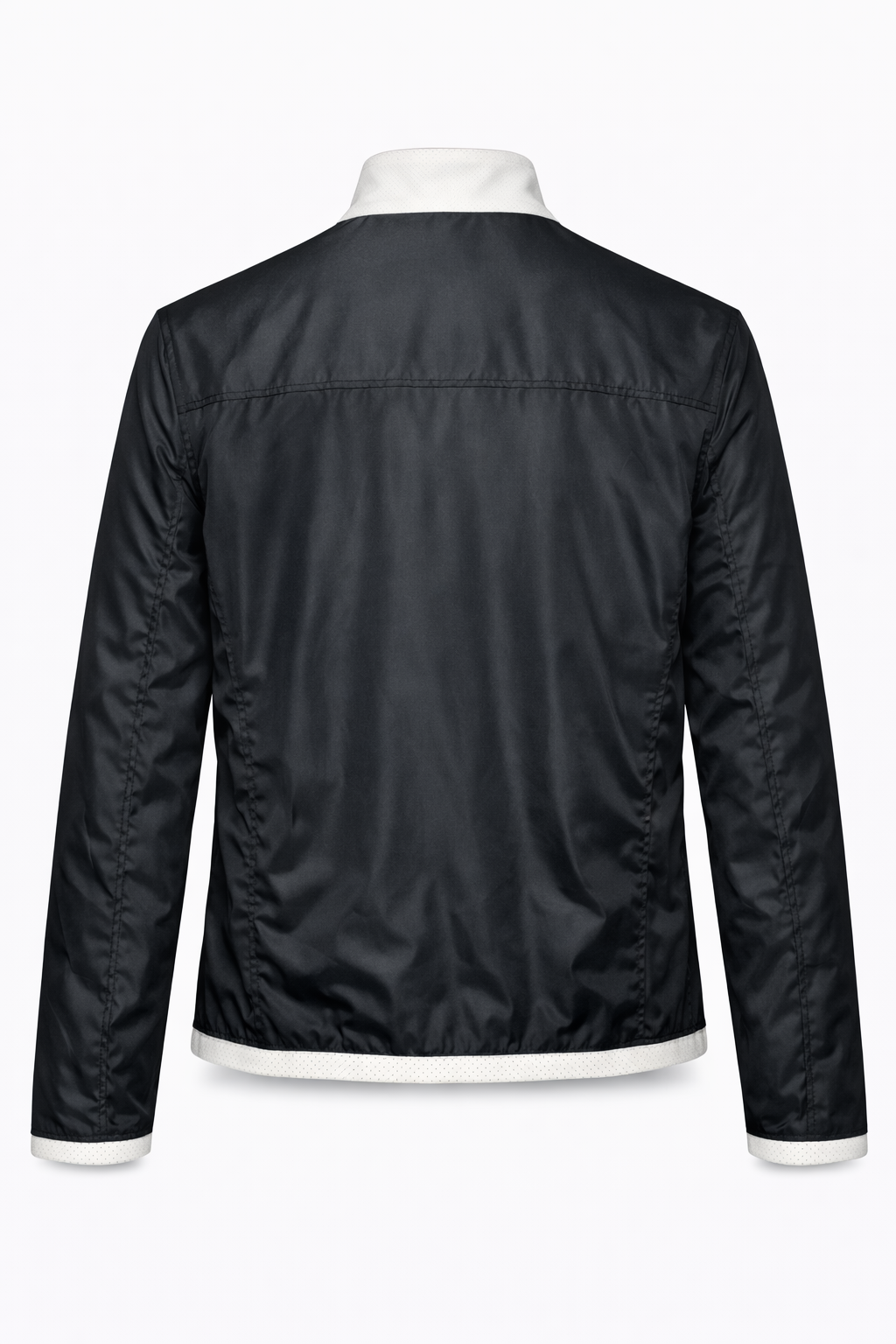 Reversible White Leather Jacket for Men