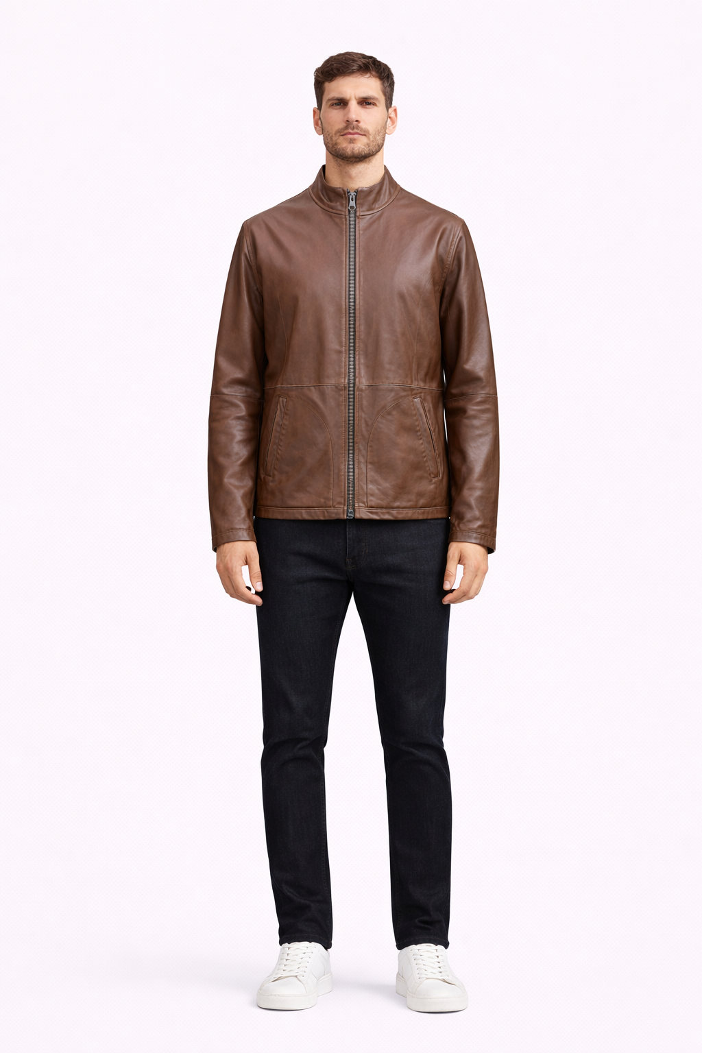 Reversble Suede and Leather Jacket for Men
