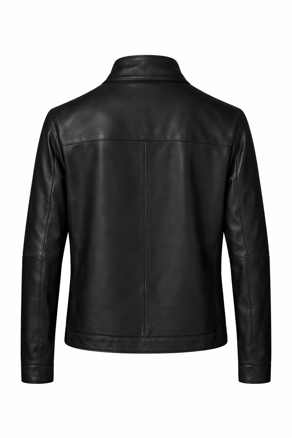 Reversible Black & Khaki Suede and Leather Jacket for Men