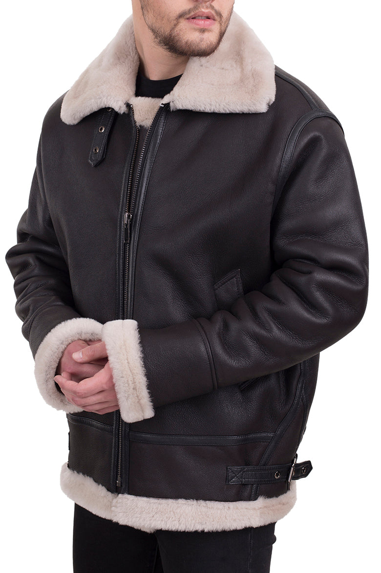 B3 Sheepskin Aviator brown creck