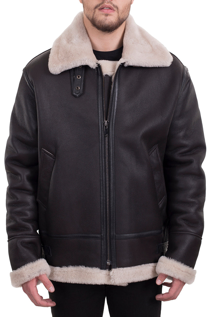 B3 Sheepskin Aviator brown creck