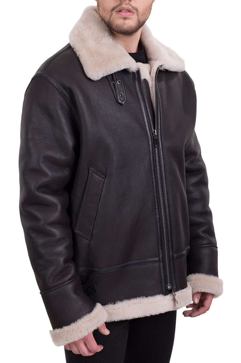 B3 Sheepskin Aviator brown creck