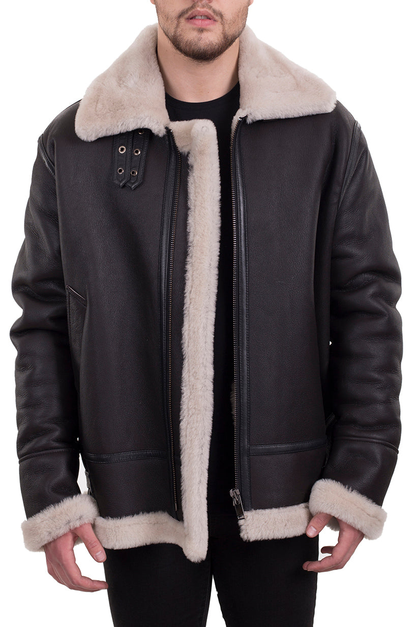 B3 Sheepskin Aviator brown creck